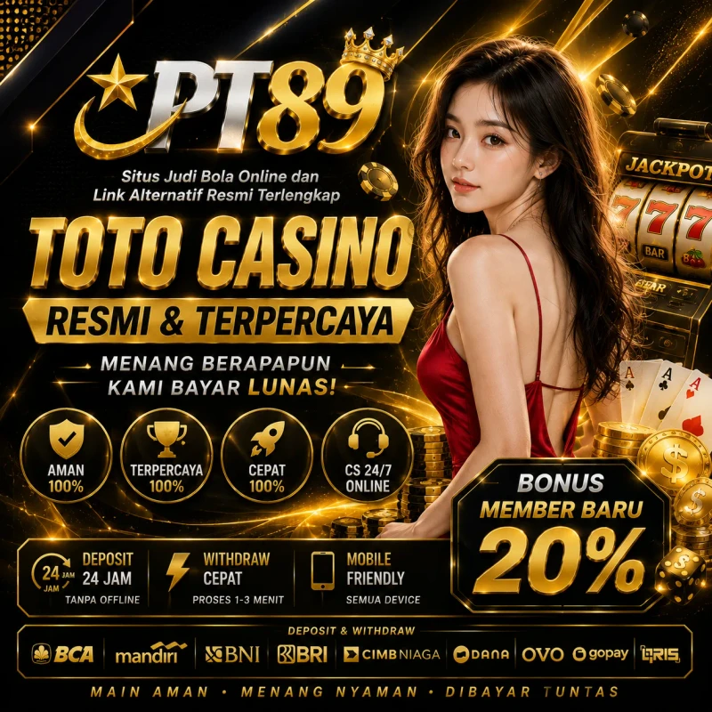 PT89: Situs Judi Bola Online dan Link Alternatif Resmi Terlengkap